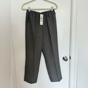 Alfred Dunner Grey Pants